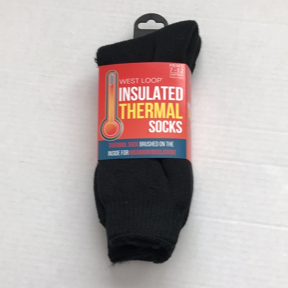 MENS WEST LOOP INSULATED THERMAL SOCKS - Picture 1 of 6